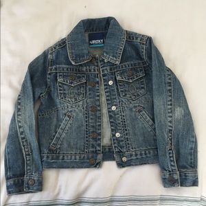 Roxy Teenie Wahine denim jacket 4T small